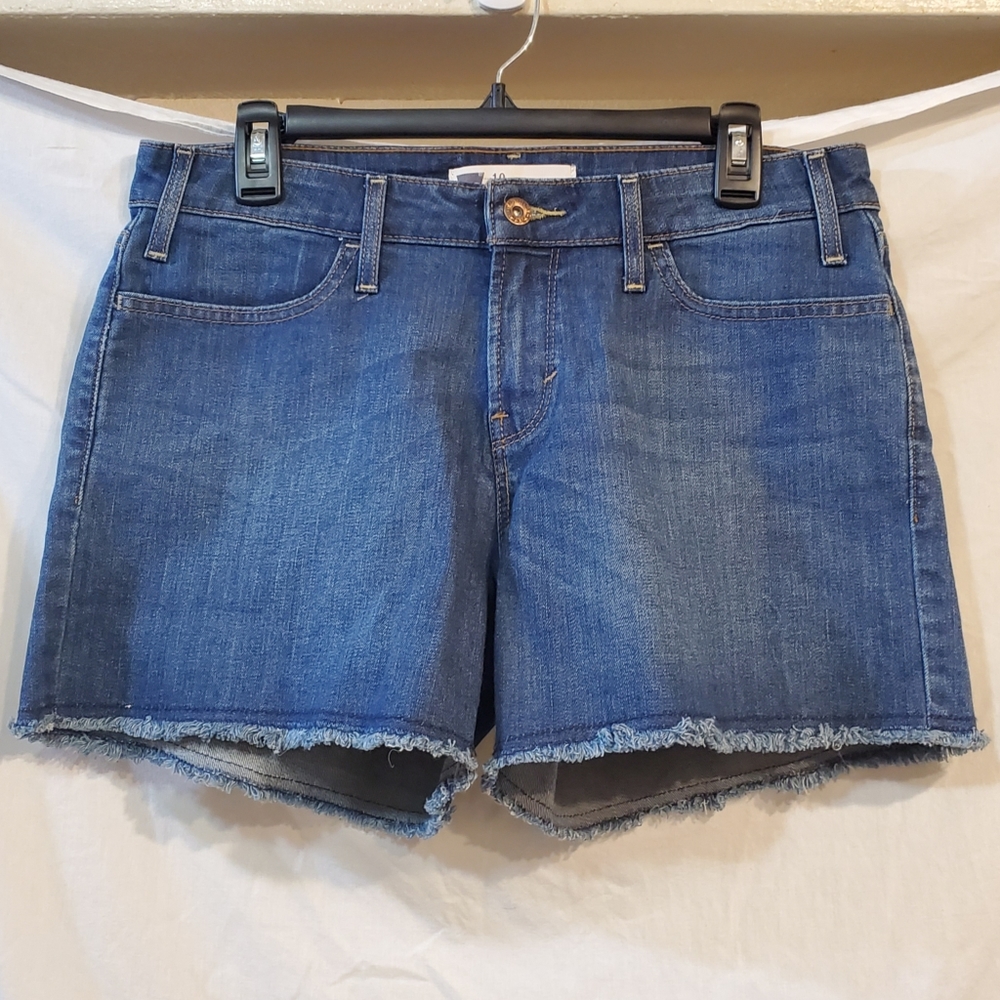 Levi's fringe shorts size 10